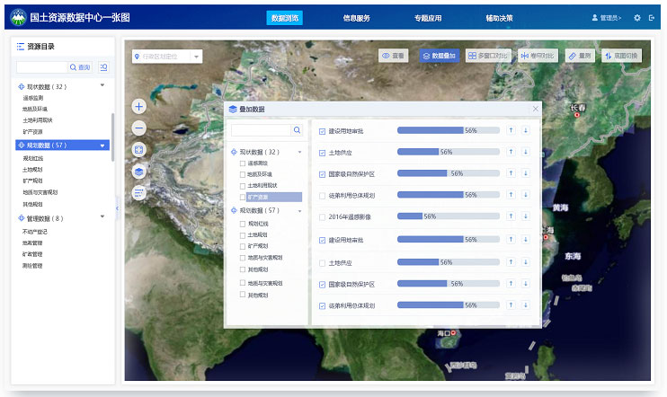 國土資源數據界面設計